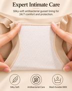 High-Waisted Tummy Control Mesh Shaping Panties
