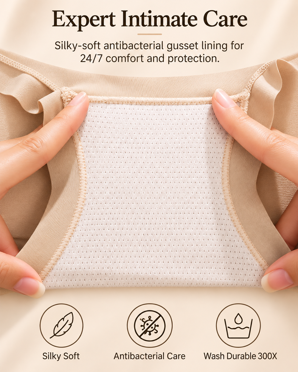 High-Waisted Tummy Control Mesh Shaping Panties
