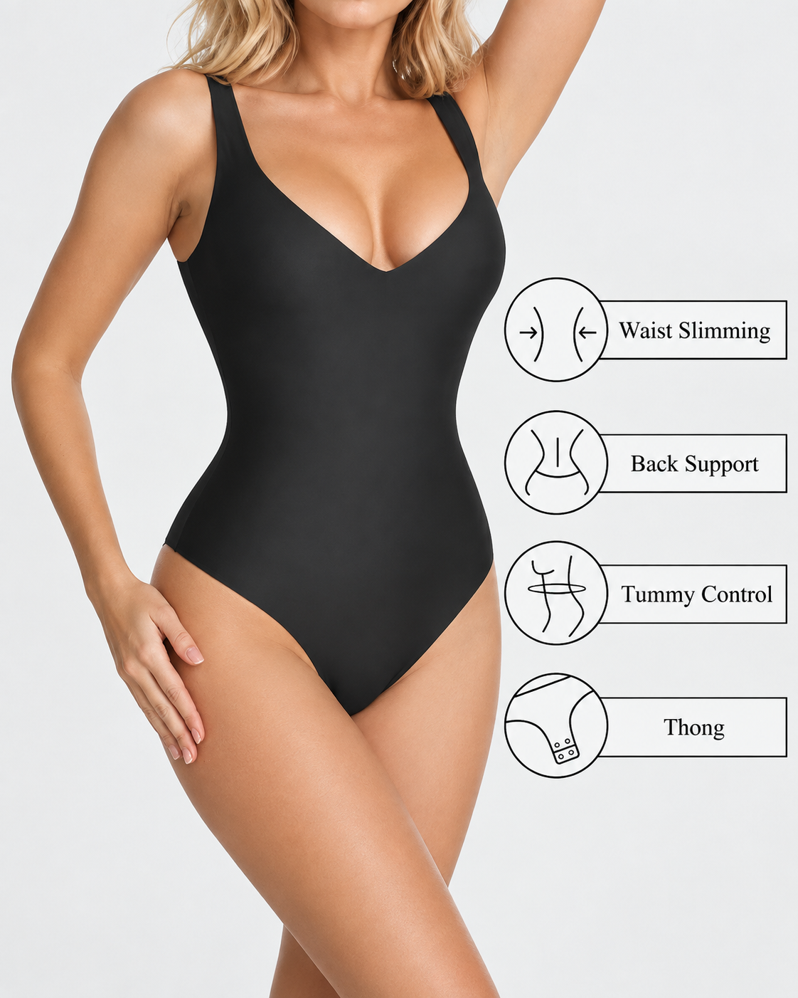 Seamless Elastic Tummy Control Bodyshaper