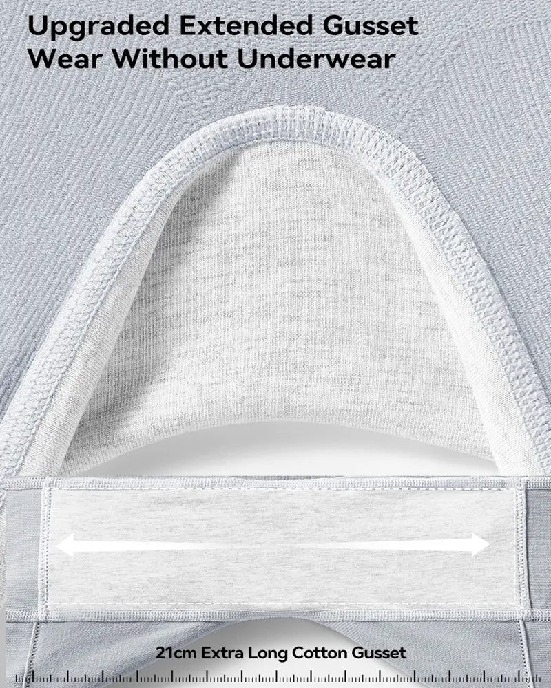Long-Sleeve Short Bodysuit Drop-Seat Opening