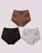 Tummy Control Cross-Compression Seamless Briefs