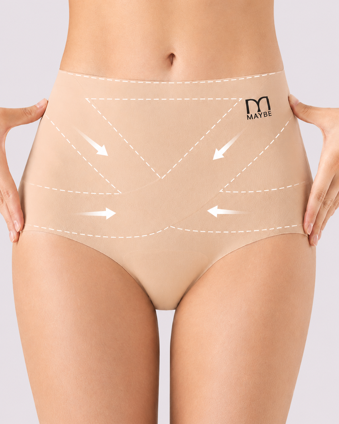 Light Tummy-Control High-Waist X-Shaping Briefs
