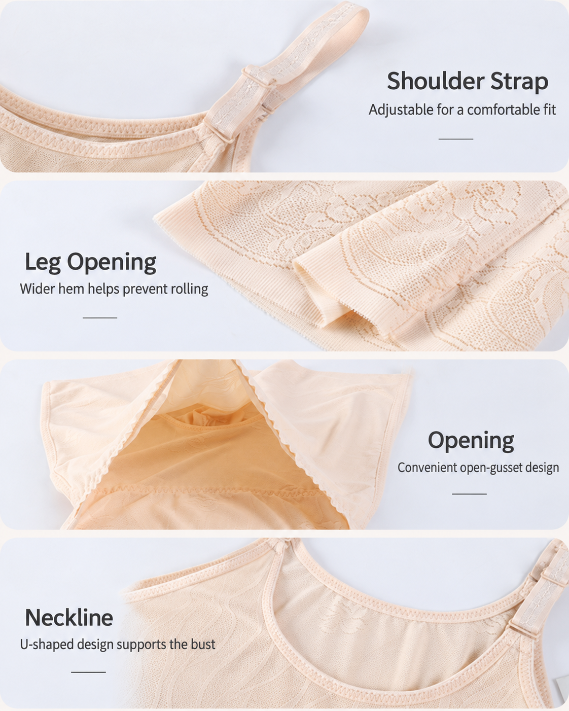 Lace Tummy Control Easy-to-Wear Bodyshaper