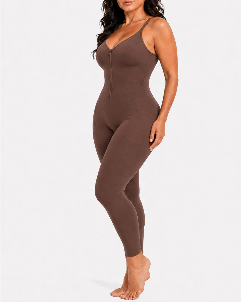 Front Zipper Tummy Control Easy-to-Wear Body Shaper