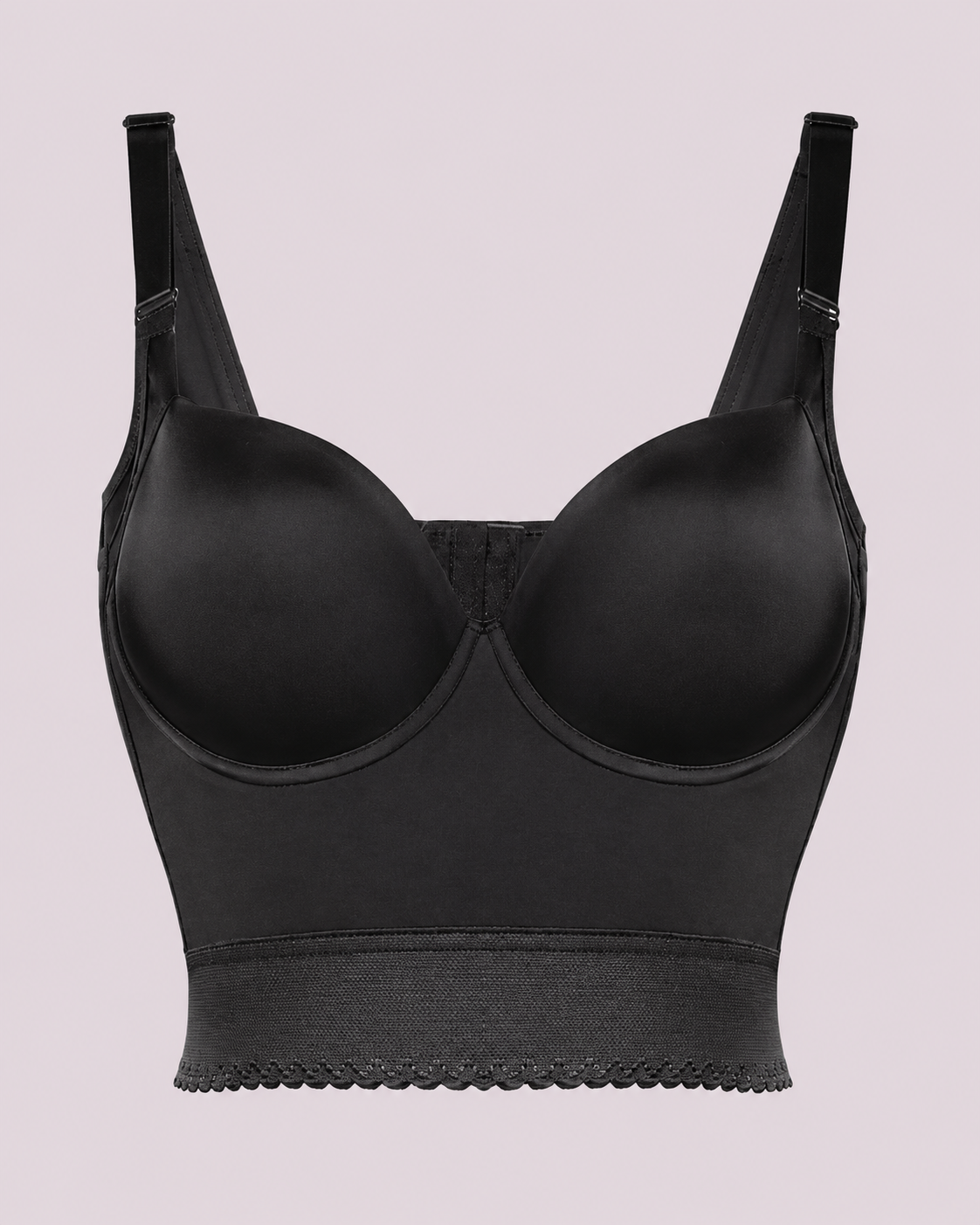 Push-Up Longline Underwire Support Bra