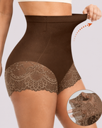 High Waist Tummy Control Shapewear Underwear Seamless Elastic Lace Panties