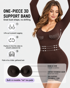 Long Sleeve Easy-Access Butt Lifting Bodyshaper