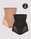 Waist-Sculpting High-Rise Mesh Butt-Lift Shaper Shorts