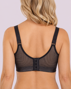 Push-Up Floral Lace Wide-Strap Support Bra