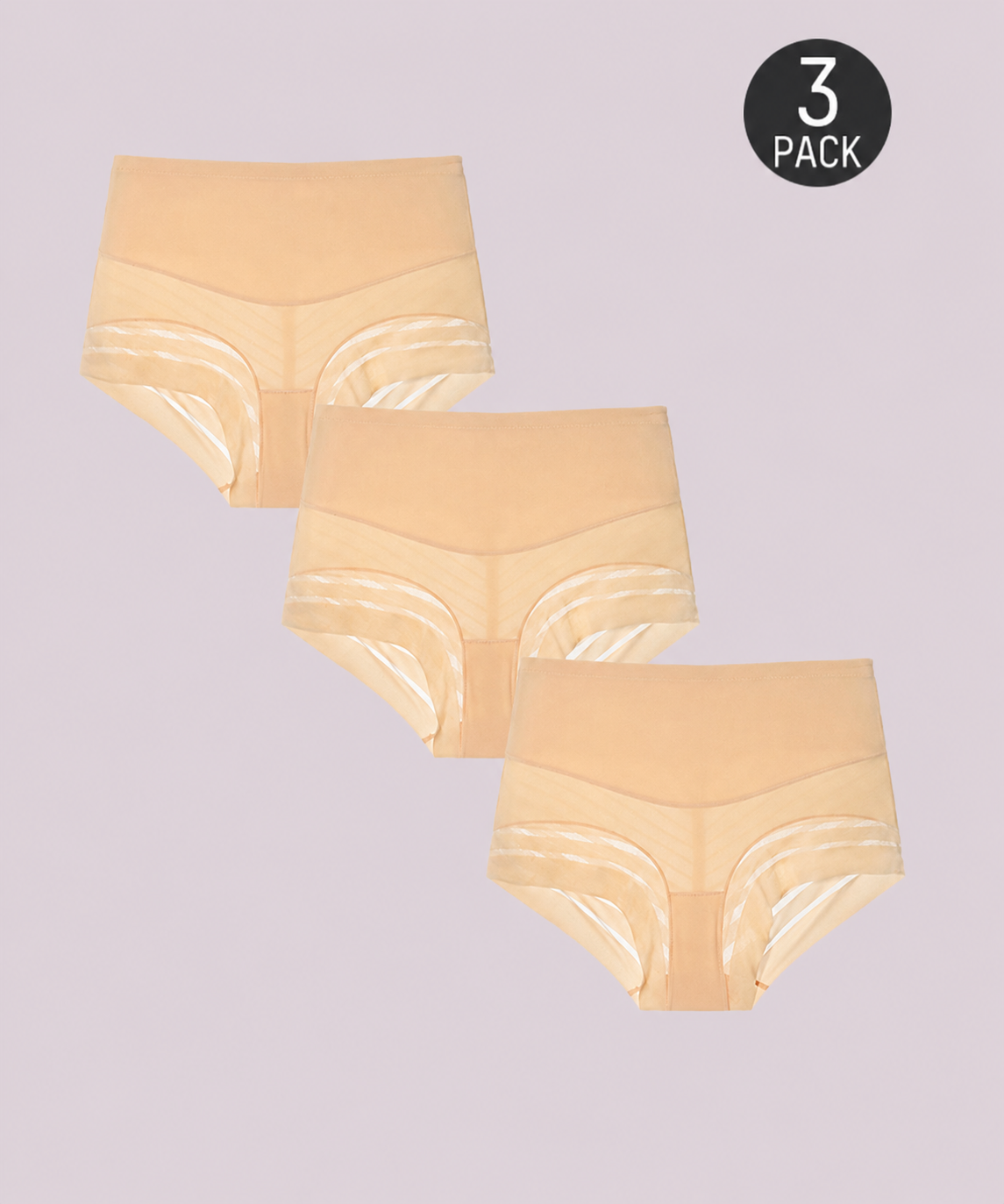 Curve-Enhancing High-Waist Mesh Boyshort Shapewear