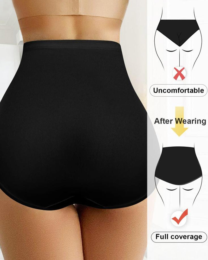 Tummy Control High-Waisted Mesh Shaping Panties