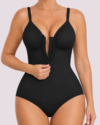 Seamless Firm Compression Body Shaper with Zipper Front