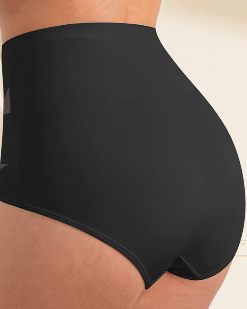 Tummy Control High-Waisted Mesh Shaping Panties