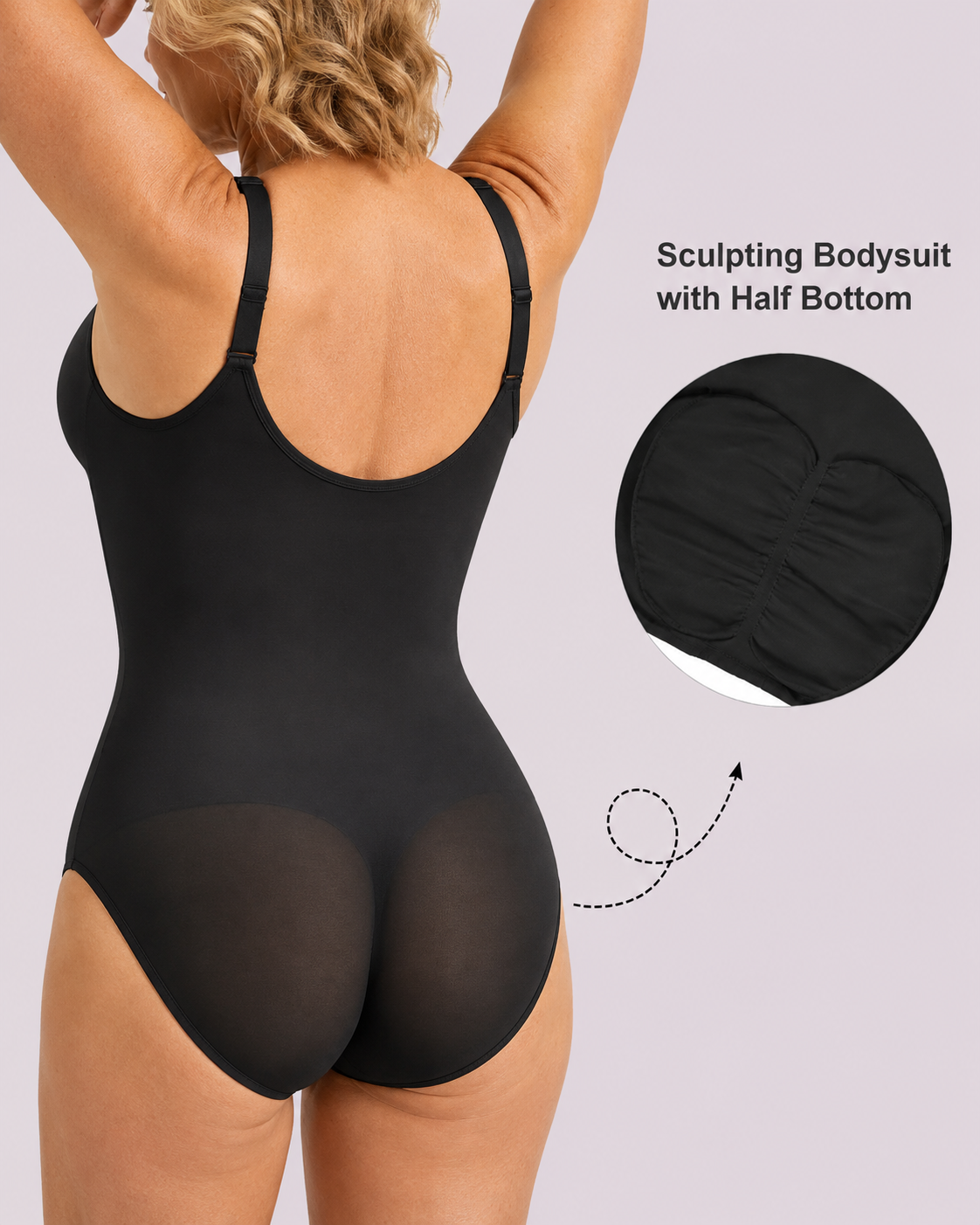 Seamless Firm Compression Body Shaper with Zipper Front
