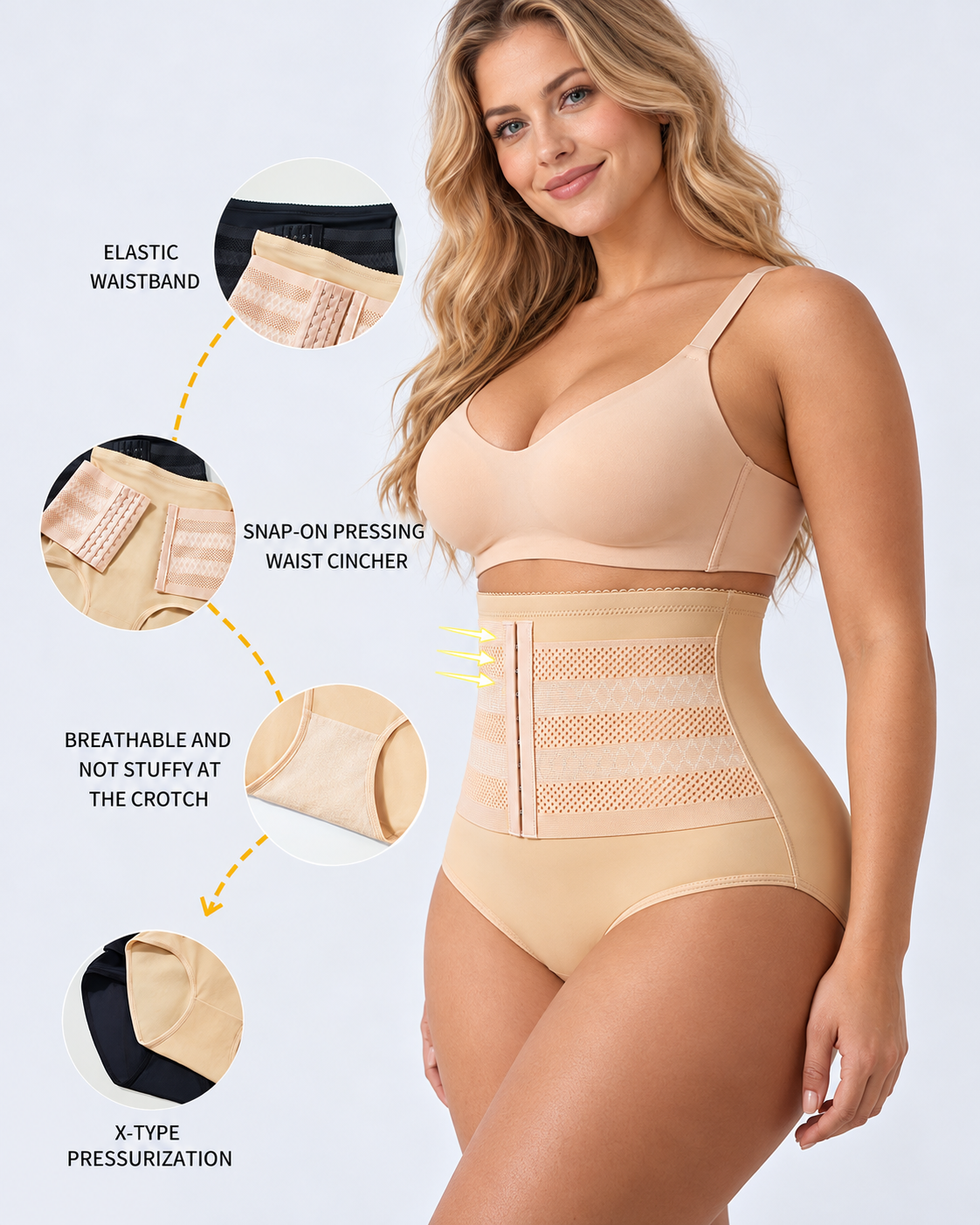 High-Waisted Adjustable Shaping Panties