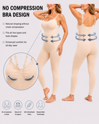 No Compression Seamless Full-Length Shapewear Bodysuit