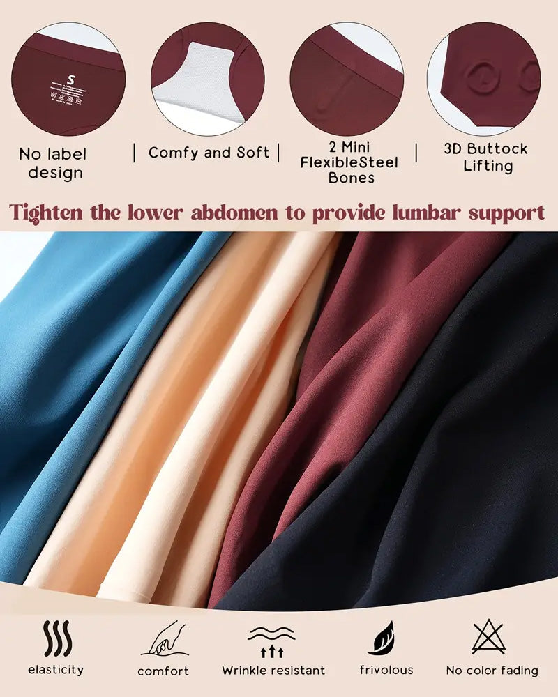 Butt-Lifting Double-Layer High-Waist Shaping Panties
