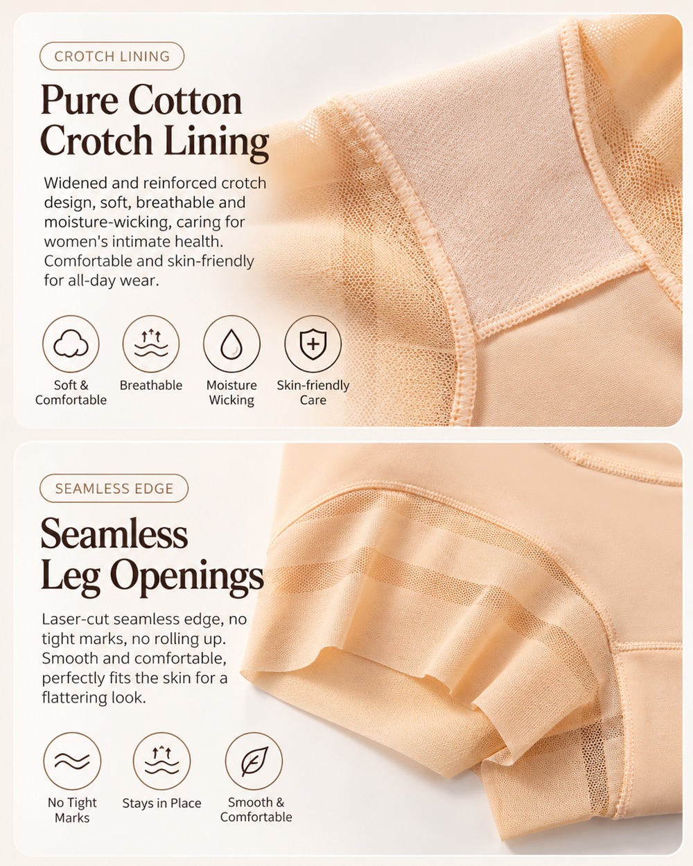 Seamless Tummy Control Butt-Lifting Shaping Panties
