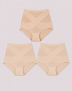 Tummy Control Cross-Compression Seamless Briefs