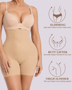 Butt-Lifting High-Waist Padded Thigh-Slimming Shaper Shorts