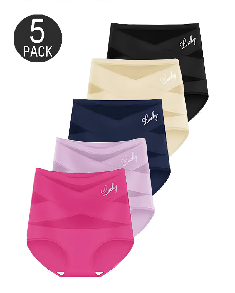 Tummy Control High-Waisted Mesh Shaping Panties