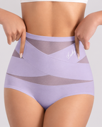 Tummy Control High-Waisted Mesh Shaping Panties