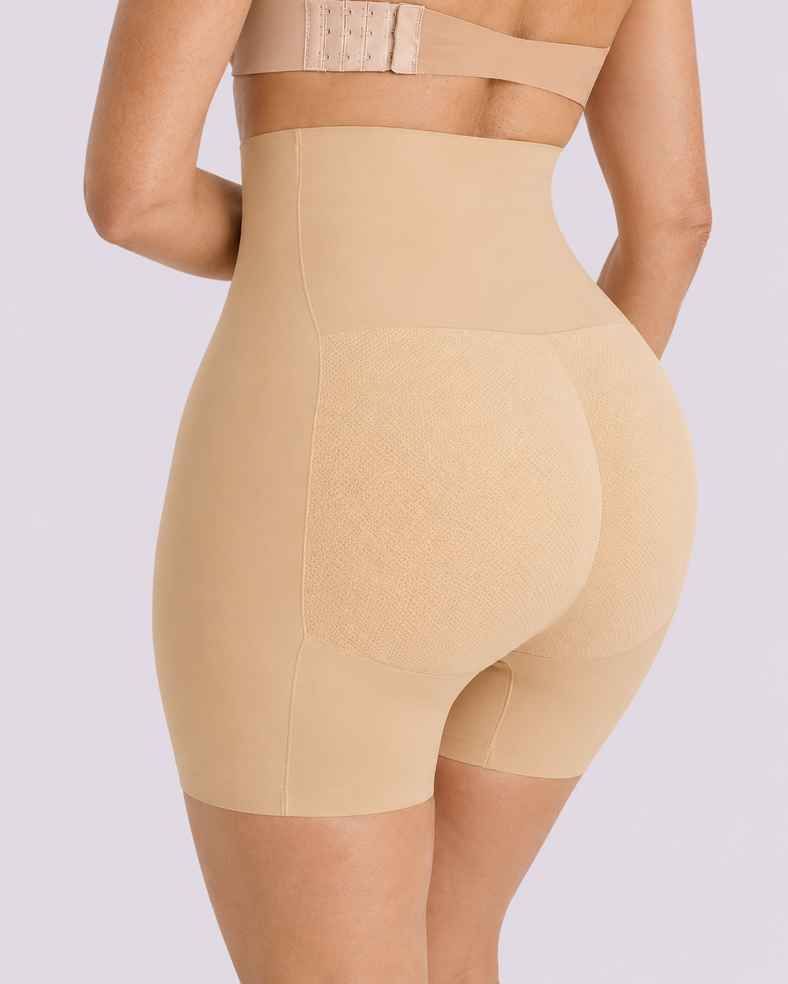 Butt-Lifting High-Waist Padded Thigh-Slimming Shaper Shorts