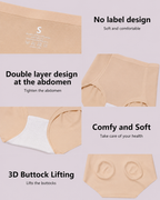 Butt-Lifting Double-Layer High-Waist Shaping Panties