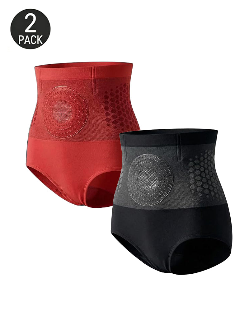 Thermal Tummy-Control High-Waist Breathable Shaping Briefs