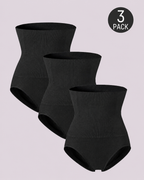 Waist-Slimming High-Rise Ribbed Butt-Lift Shaping Panties