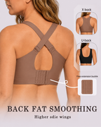 Wireless Lift Wide-Strap Seamless Jelly Support Bra