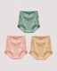 High Waist Tummy Control Lace Cotton Briefs