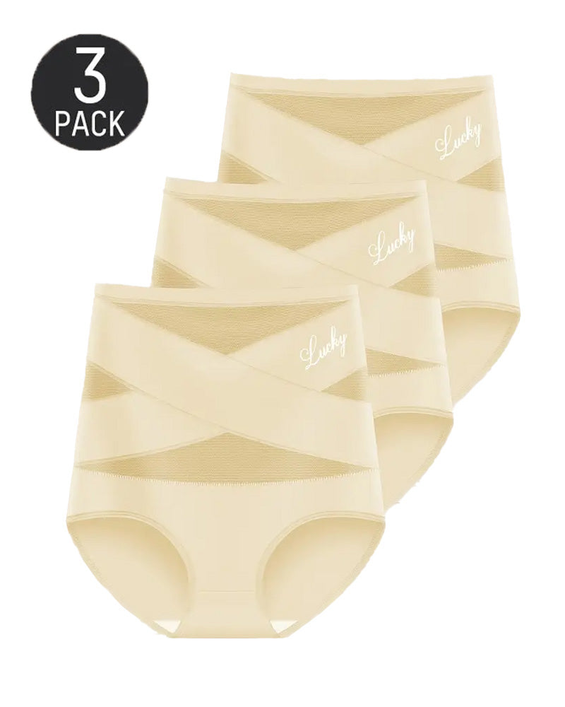 Tummy Control High-Waisted Mesh Shaping Panties
