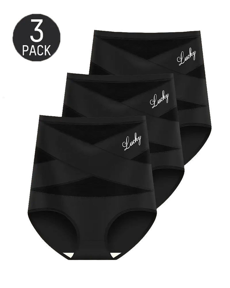 Tummy Control High-Waisted Mesh Shaping Panties