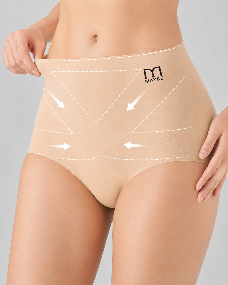 Light Tummy-Control High-Waist X-Shaping Briefs