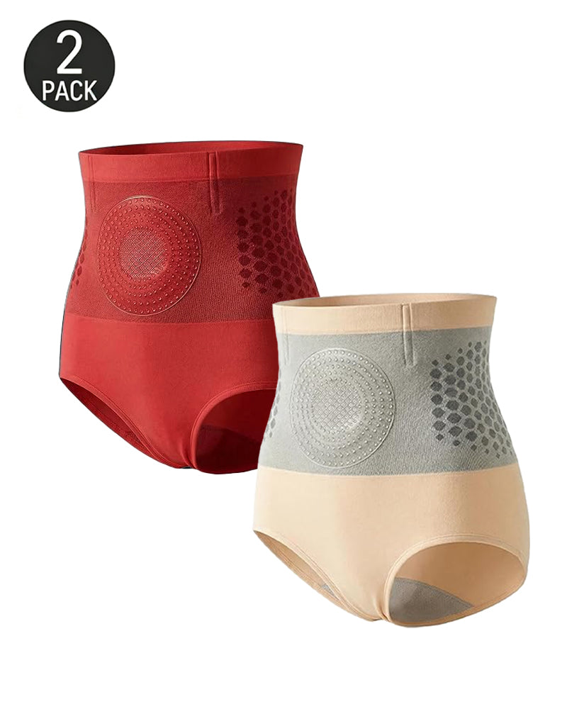 Thermal Tummy-Control High-Waist Breathable Shaping Briefs