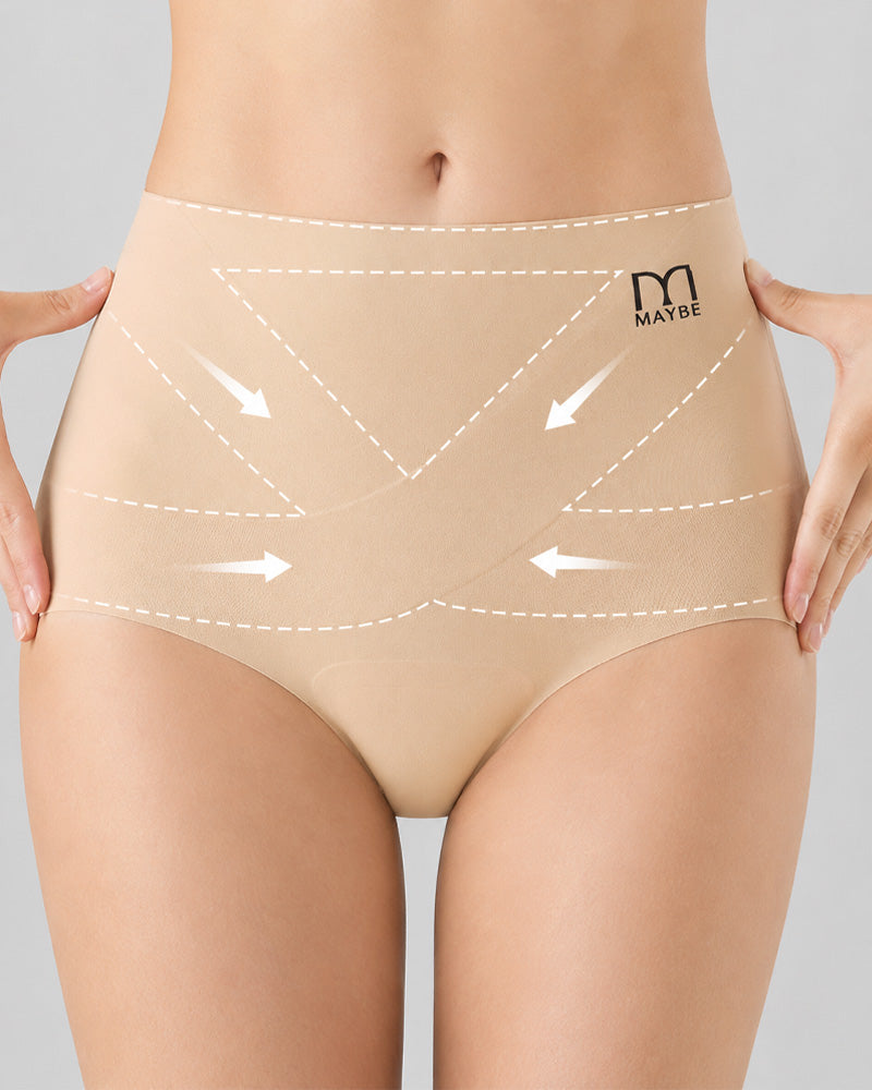 Light Tummy-Control High-Waist X-Shaping Briefs