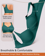 Wireless Lift Wide-Strap Seamless Jelly Support Bra