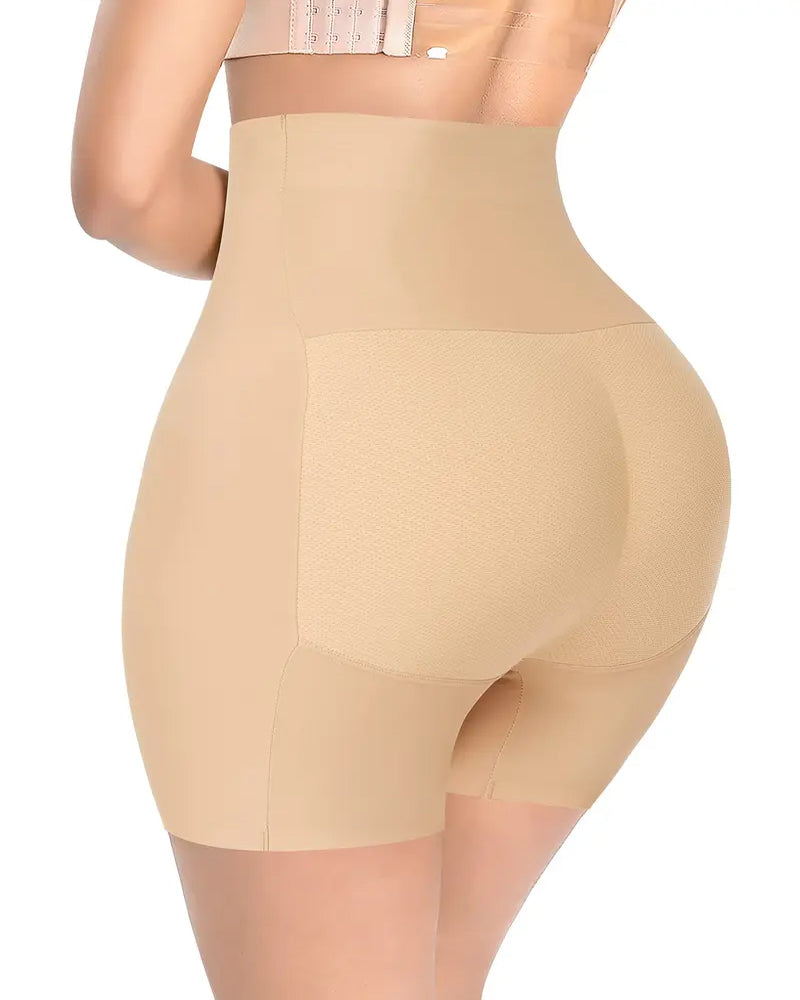 Butt-Lifting High-Waist Padded Thigh-Slimming Shaper Shorts