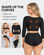 Arm Shaper Compression Sleeves with Front Closure