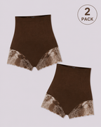 High Waist Tummy Control Shapewear Underwear Seamless Elastic Lace Panties