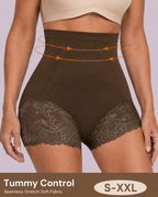 High Waist Tummy Control Shapewear Underwear Seamless Elastic Lace Panties
