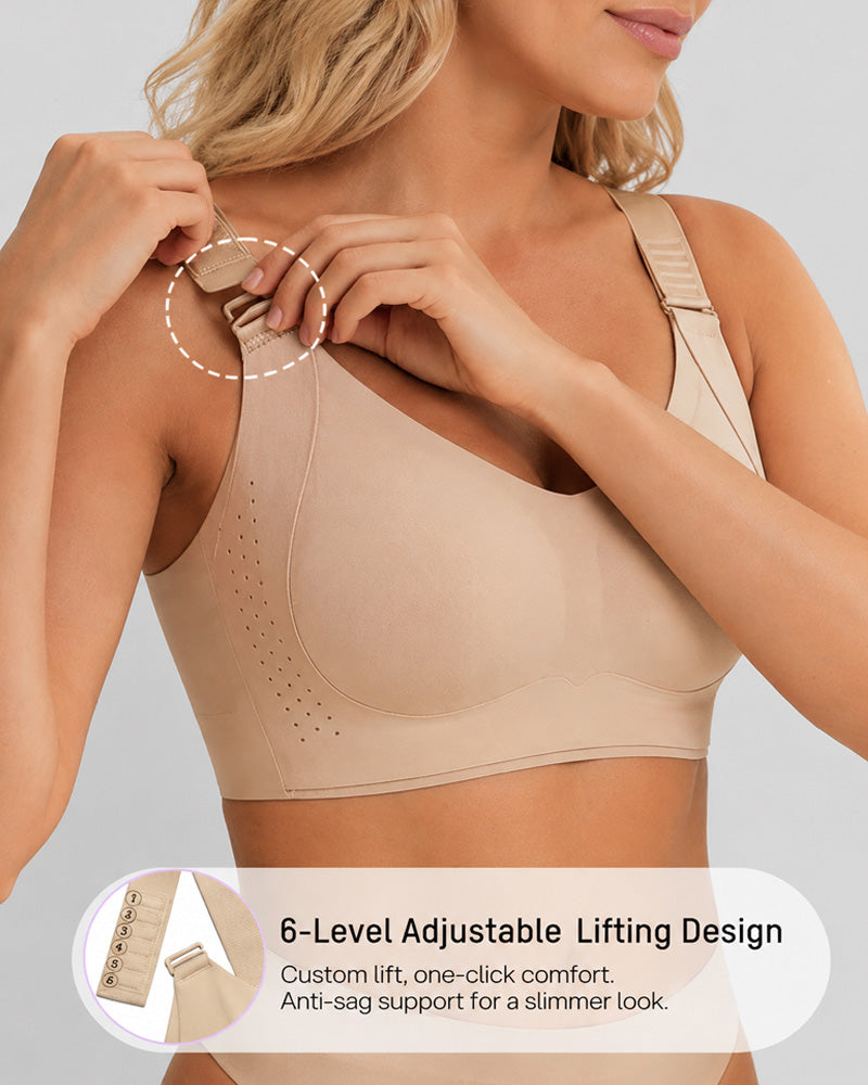 V Neck Wireless Seamless Comfort Bra Secondary image