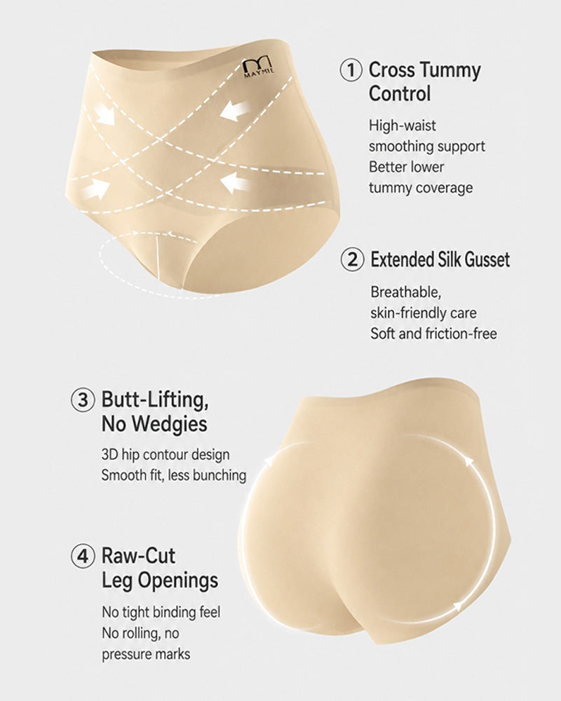Light Tummy-Control High-Waist X-Shaping Briefs
