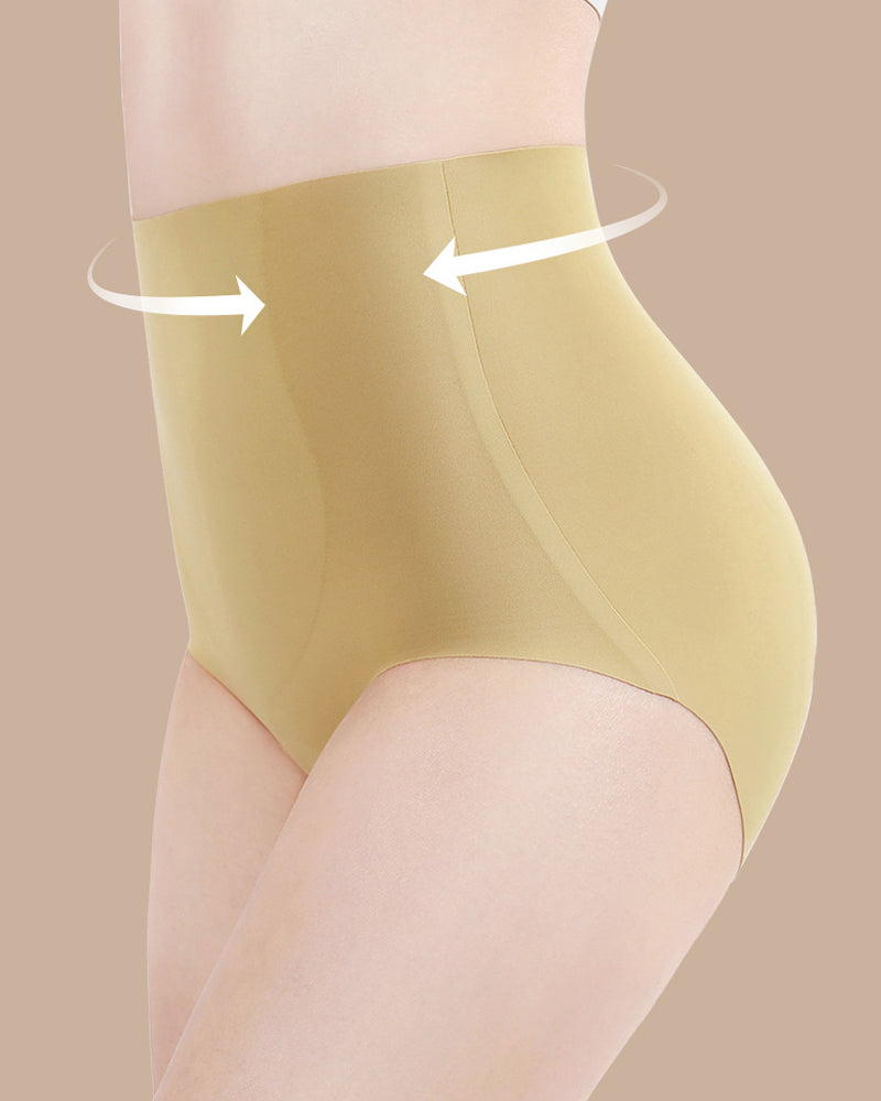 Tummy-Flattening High-Waist Seamless Sculpting Briefs