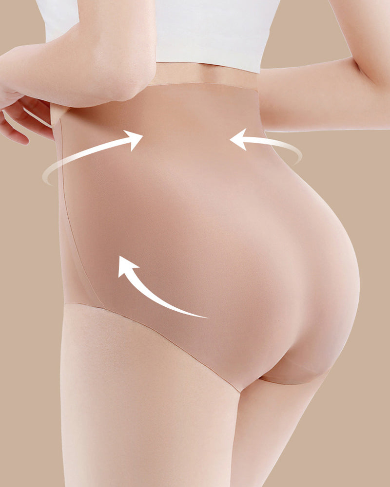 Tummy-Flattening High-Waist Seamless Sculpting Briefs