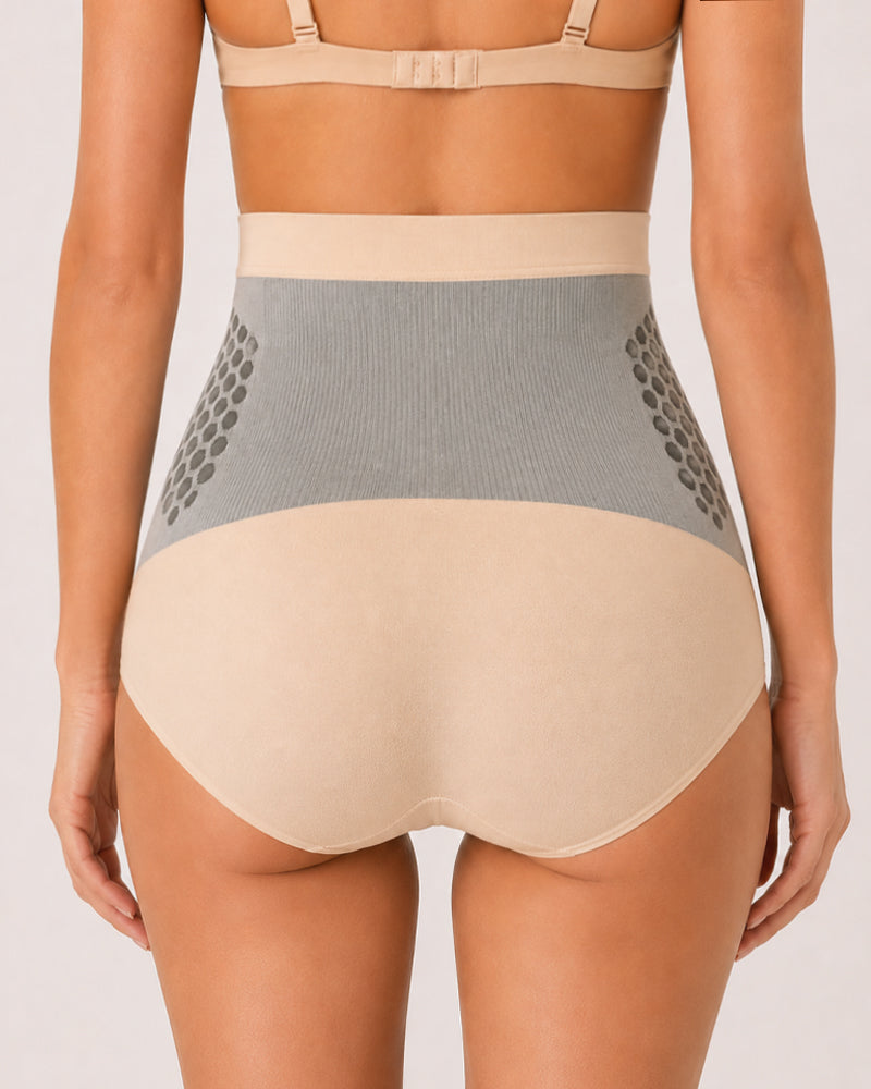 Thermal Tummy-Control High-Waist Breathable Shaping Briefs