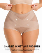 High Waist Cross Compression Shaping Panties