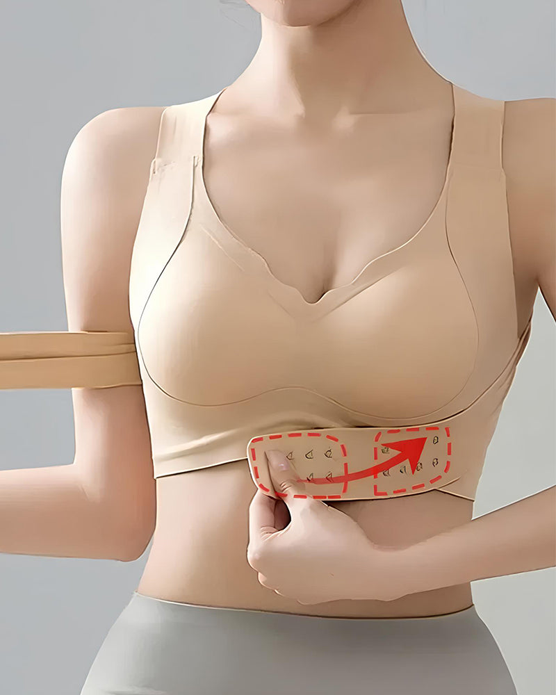 Wireless Front Adjustable Push Up Support Bra Main image