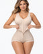 Waist Sculpting Lace Trim Full Body Shaper